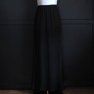 Weekenders | Black Jersey Knit Maxi Skirt